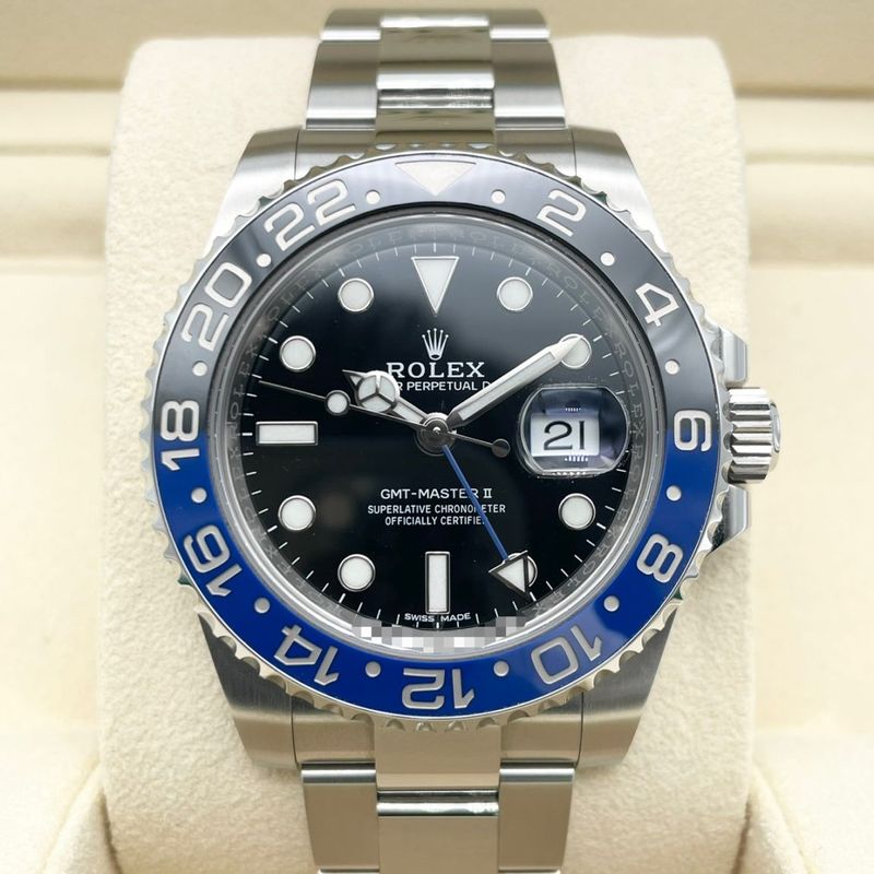 ロレックス GMTマスターII 116710BLNR オイスターブレス バットマン 40mm