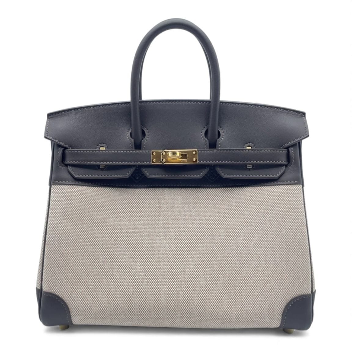 エルメス バーキン 25 べブラン/エクリュ スイフト/トワルアッシュ