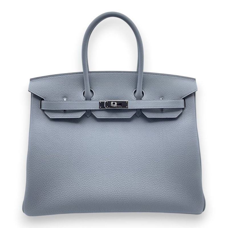 エルメス バーキン 35 ノワール エヴァーグレイン シルバー金具 B刻印