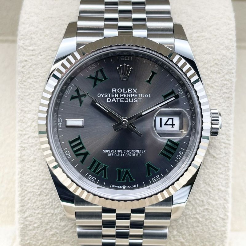 ロレックス デイトジャスト 278289RBR アズーロブルー/フローラル