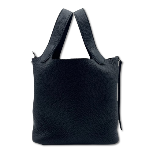 エルメス ピコタンロック PM ノワール トリヨンクレマンス シルバー金具 W刻印