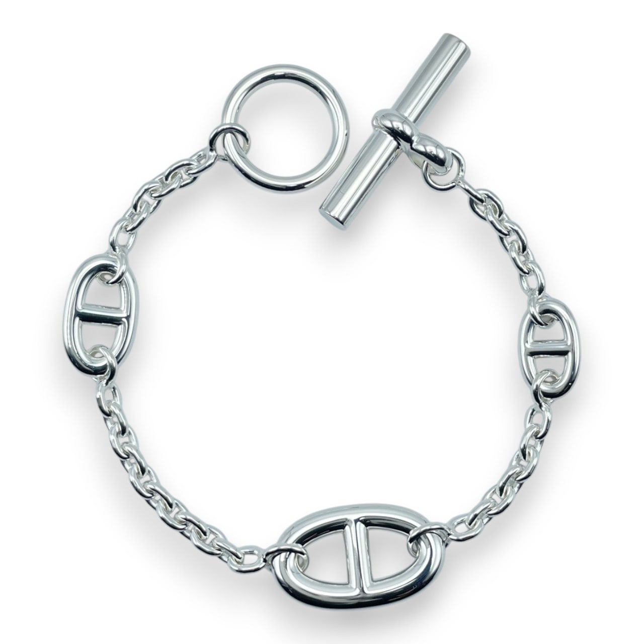 エルメス シェーヌ・ダンクル ファランドール ブレスレット LG