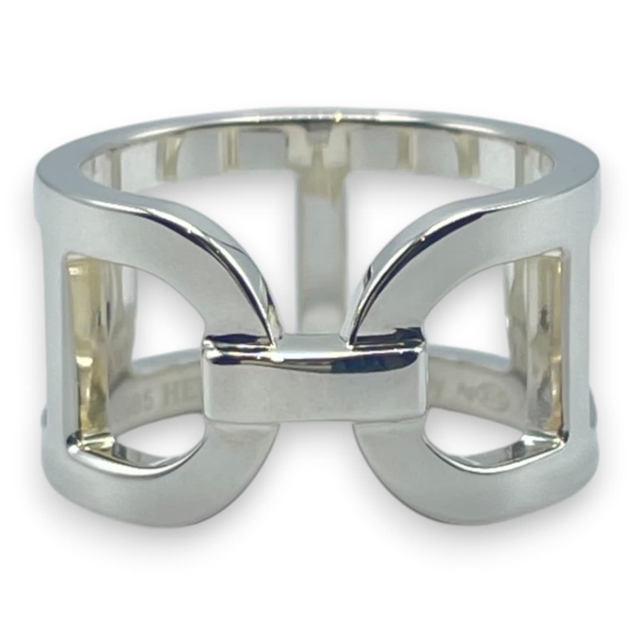 エルメス エヴァー・シェーヌ・ダンクル リング MM 50 シルバー925 10