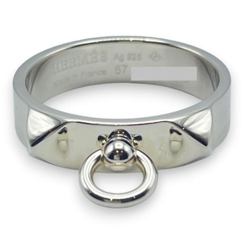 エルメス コリエ・ド・シアン リング PM 57 シルバー925 17号