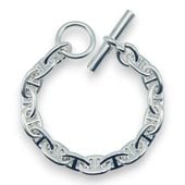 エルメス シェーヌ・ダンクル ブレスレット MM シルバー925 16コマ