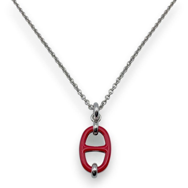 【定価以下】エルメス ミニ・マイヨン ペンダント PM H100053FP12 ルージュヴィフ