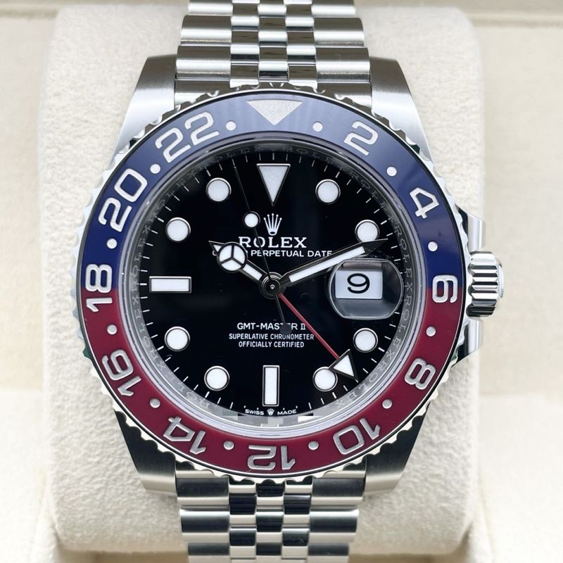 【新ギャラ付属！】ロレックス GMTマスターII 126710BLRO ジュビリーブレスレット ブラック 40mm