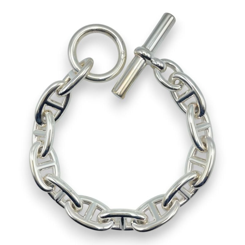 エルメス シェーヌ・ダンクル ブレスレット GM シルバー925 12コマ