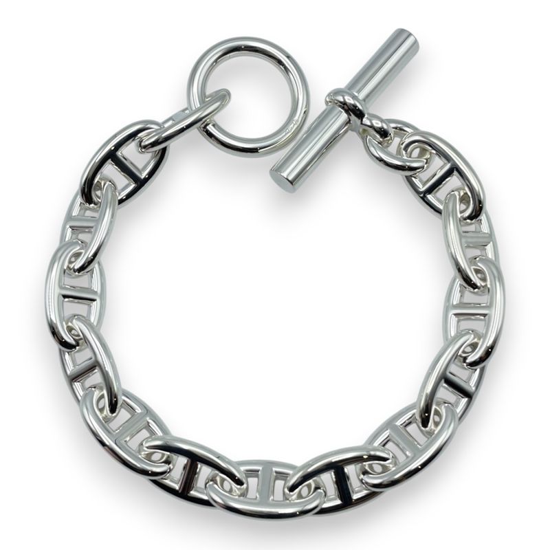 エルメス シェーヌ・ダンクル ブレスレット GM シルバー925 14コマ