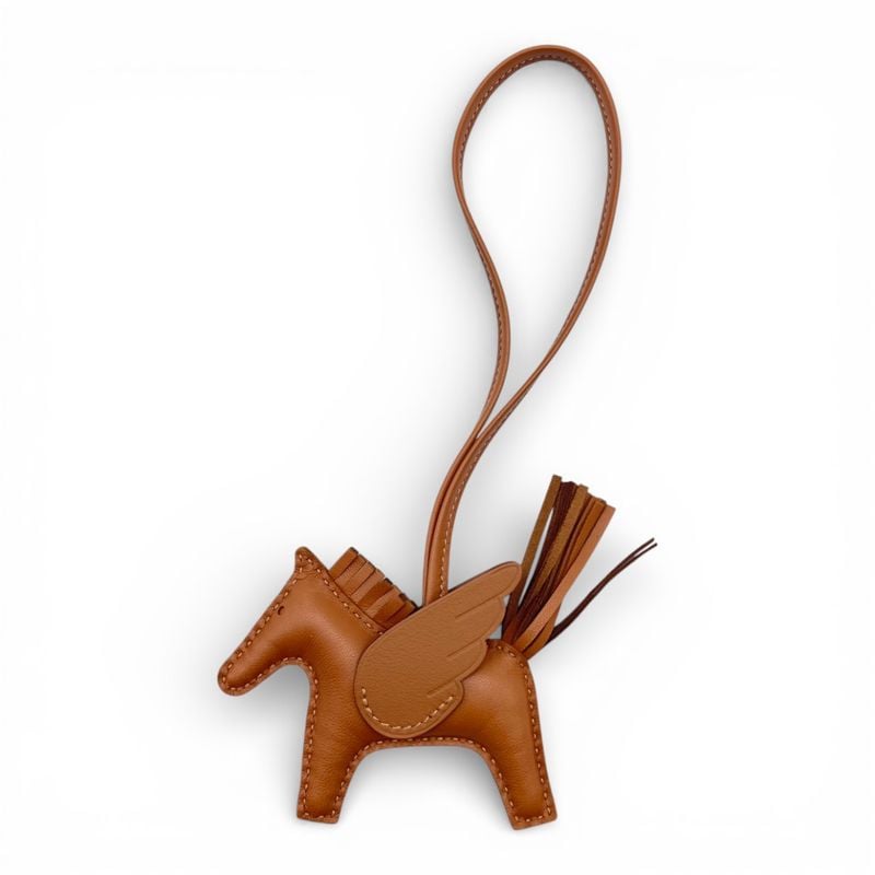 エルメス ペガサスチャーム PM ノワール/エトゥープ W刻印 - ブランド