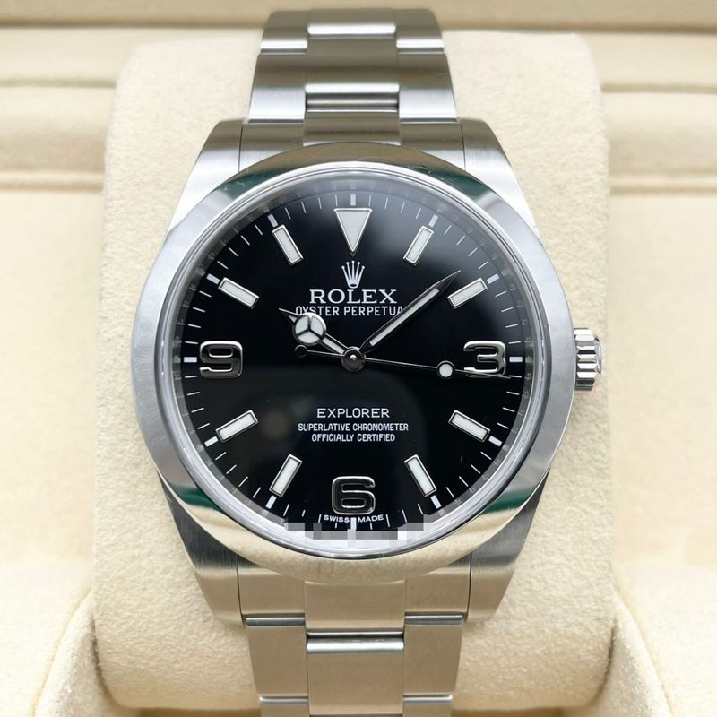 ロレックス エクスプローラー 214270 ブラック ステンレススチール 39mm