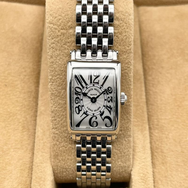 フランクミュラー ロングアイランド 802QZ 25mm×18mm ステンレススチール