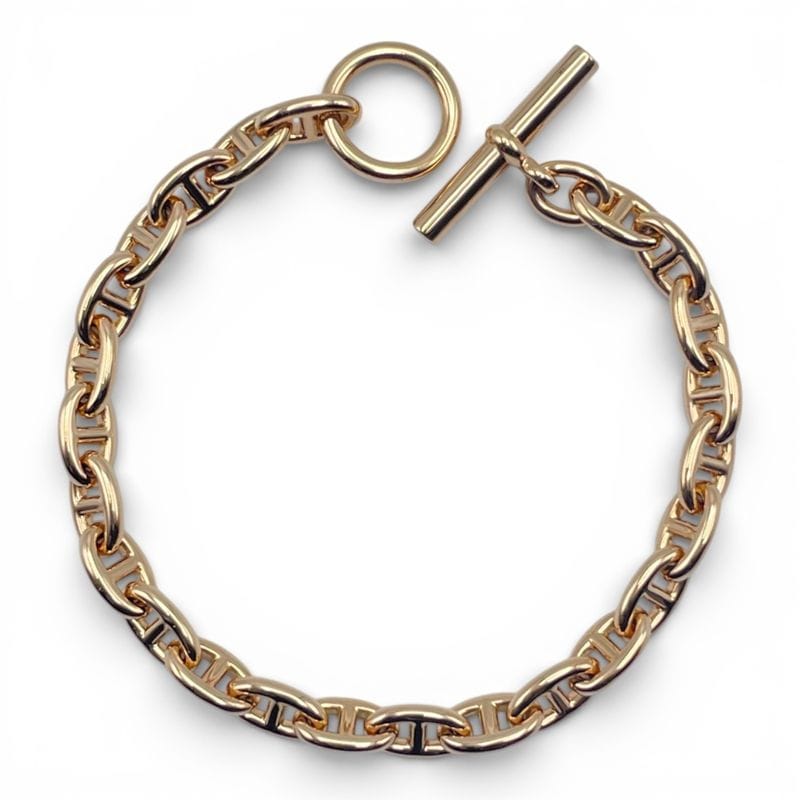 エルメス シェーヌ・ダンクル ブレスレット TPM ローズゴールド 24コマ