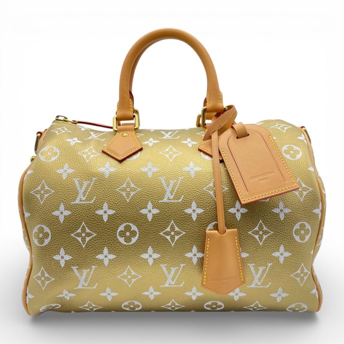 ルイヴィトン スピーディ P9 バンドリエール 30 ゴールド キンツギ