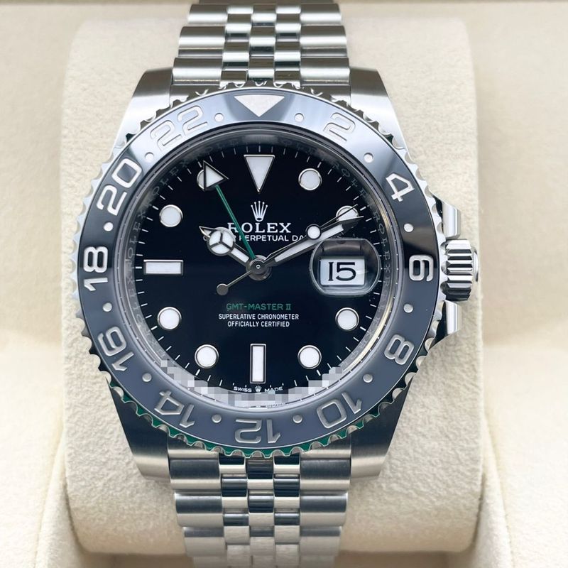 ロレックス GMTマスターII 126710GRNR ブラック ジュビリーブレスレット 40mm