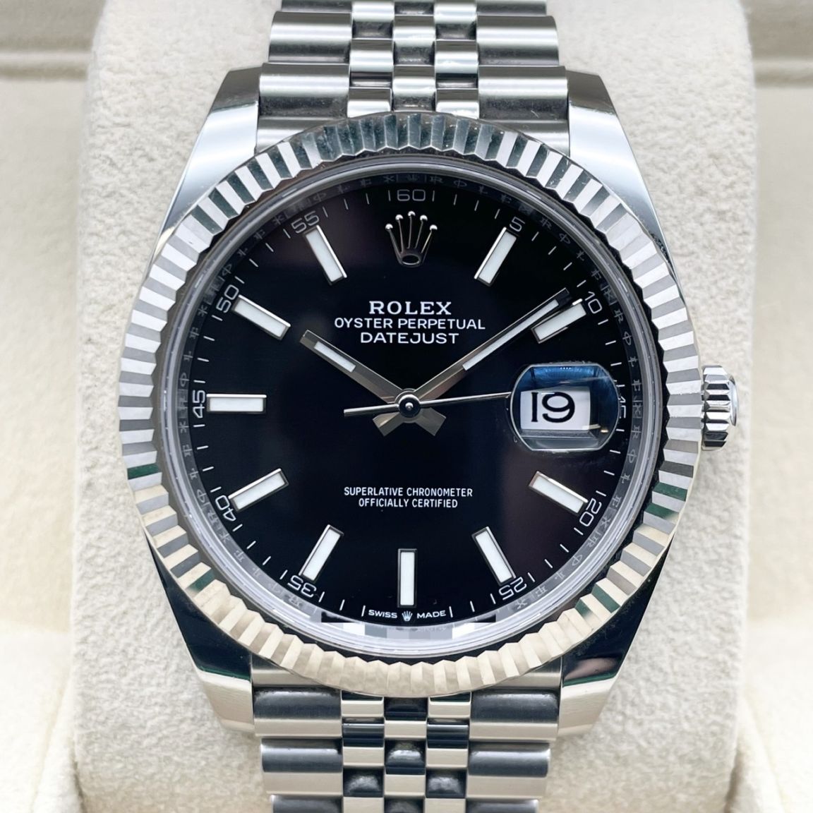 ロレックス デイトジャスト 126334 ブラック ジュビリーブレス 41mm