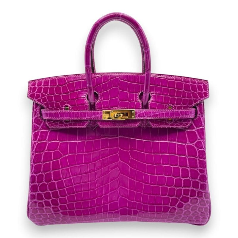 エルメス バーキン 25 ローズアザレ スイフト シルバー金具 K刻印