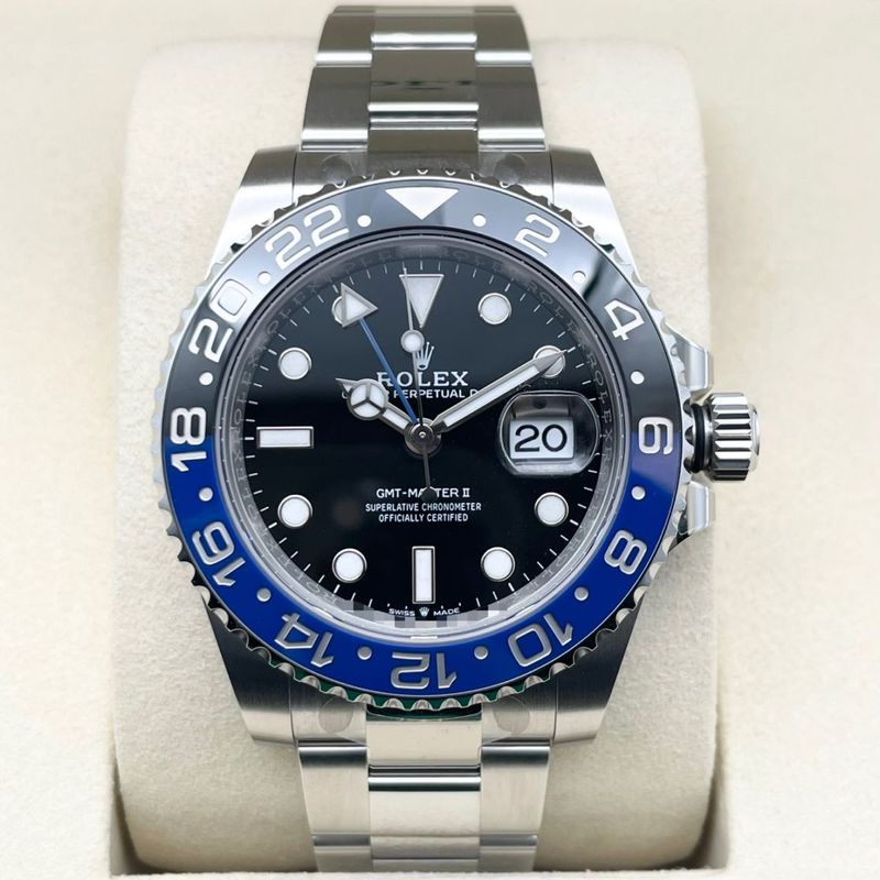 ロレックス GMTマスターII 126710BLNR バットマン オイスターブレス 40mm