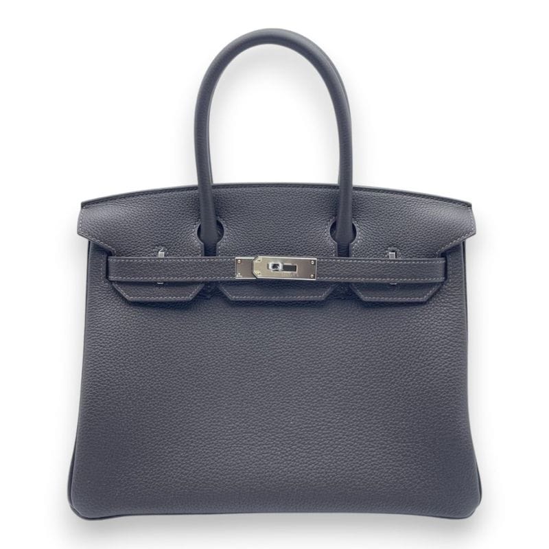 エルメス バーキン 30 べブラン トゴ シルバー金具 K刻印