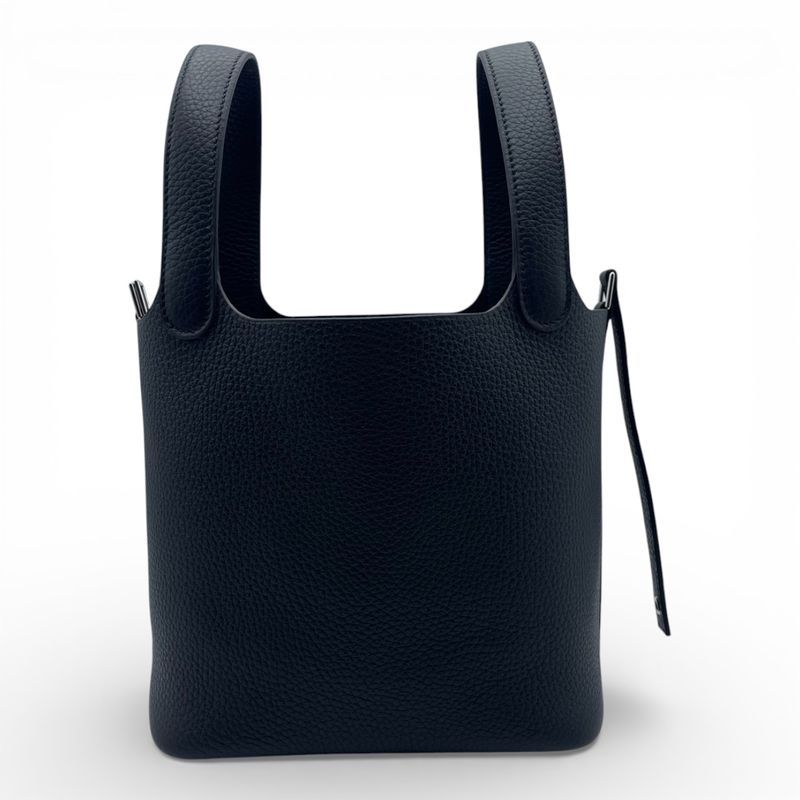 エルメス ピコタンロック PM ノワール トリヨンクレマンス シルバー金具 K刻印