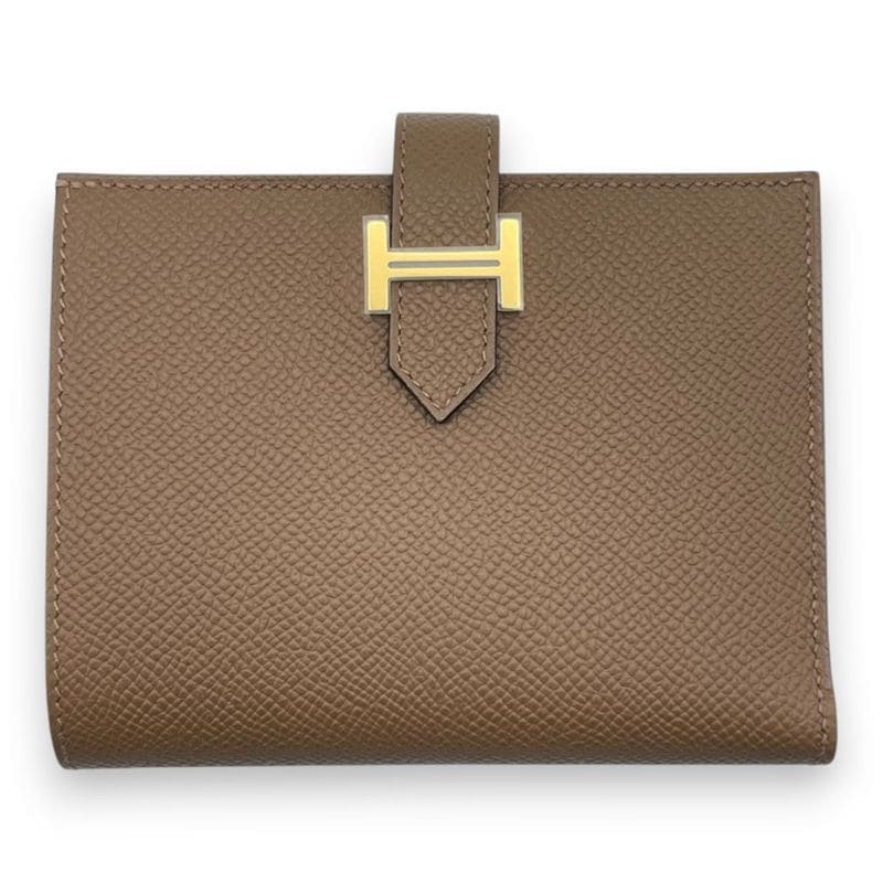 エルメス ケリーポケットロング ゴールド ヴォーマダム ゴールド金具 W