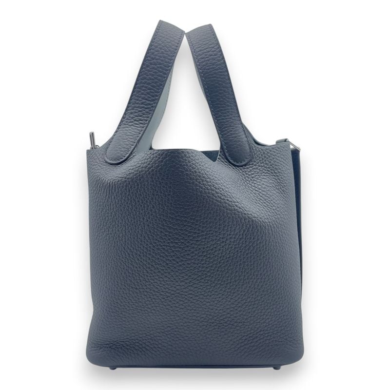 エルメス ピコタンロック エクラ PM アルドワーズ/グリプラチナ トリヨンクレマンス シルバー金具 B刻印