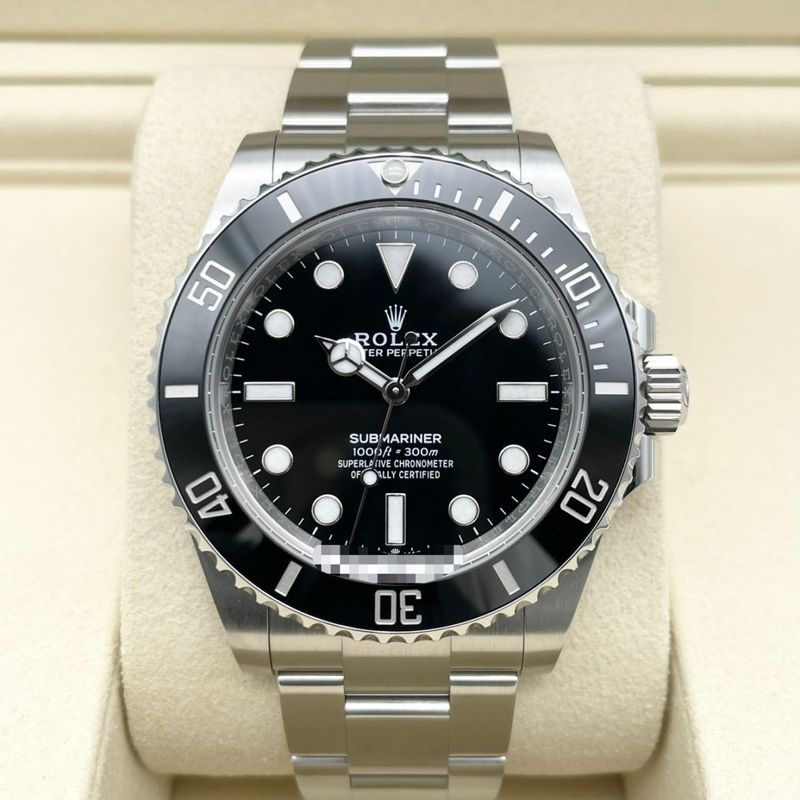 【保証書日付2026年1月！】 ロレックス サブマリーナ ノンデイト 124060 ブラック 41mm