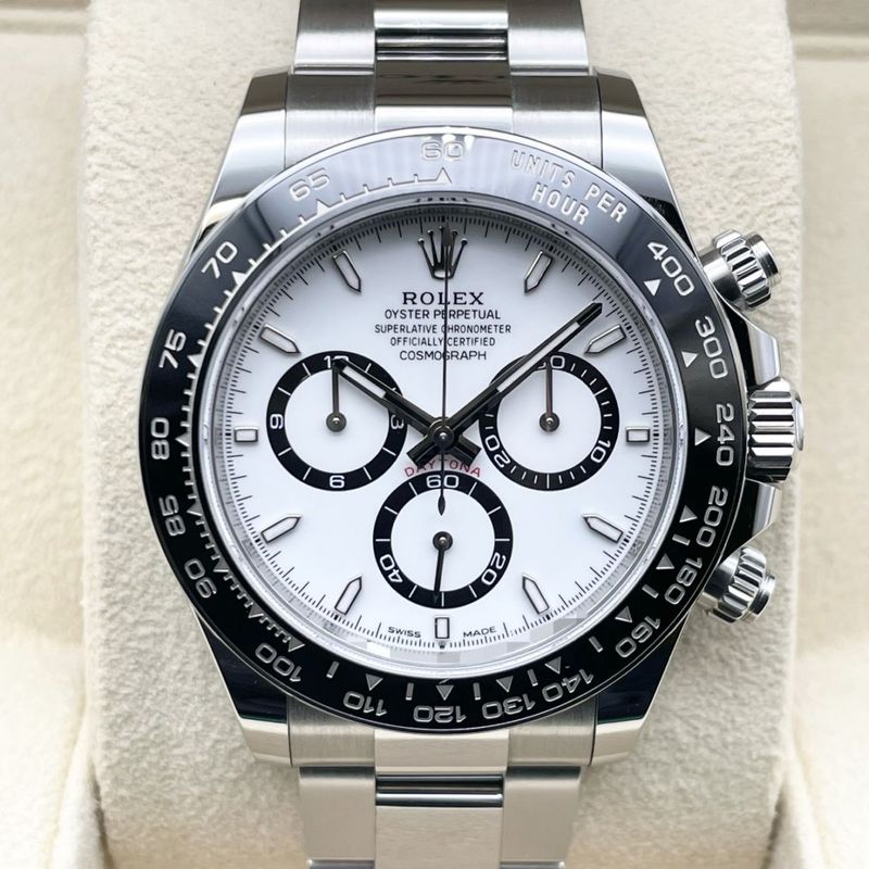 ロレックス デイトナ 126500LN ホワイト ステンレススチール オイスターブレス 40mm