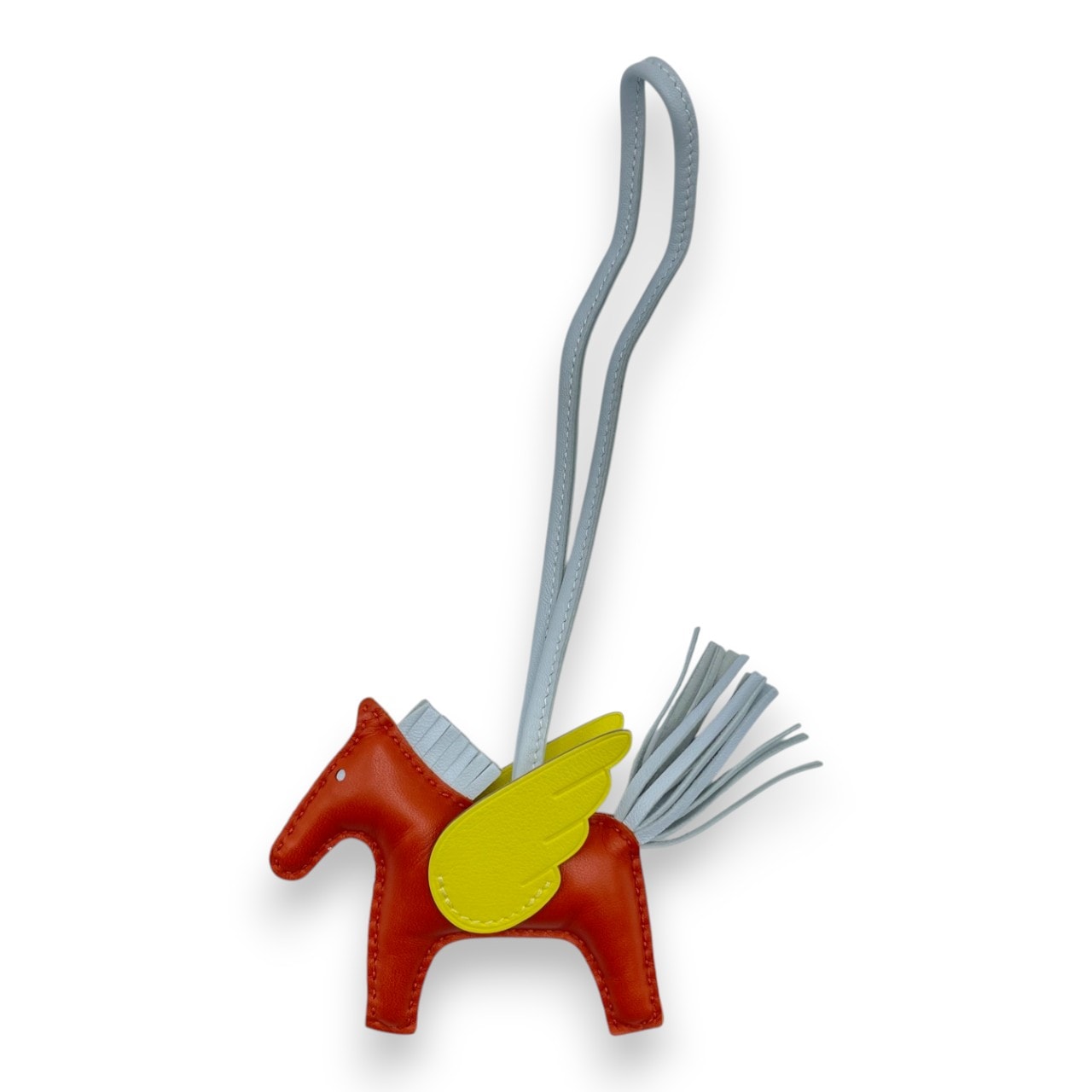 エルメス ペガサスチャーム PM カーネリアン/ブルーブリュム/ライム Z