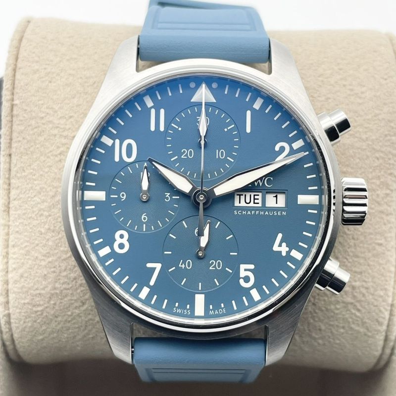 【定価約114万円！】 IWC パイロット・ウォッチ・クロノグラフ IW388117 ブルー 41mm