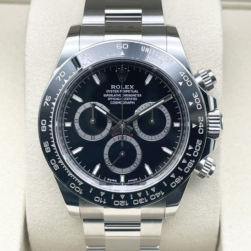 25年8月ギャラ！】ロレックス デイトナ 126500LN ブラック ステンレス