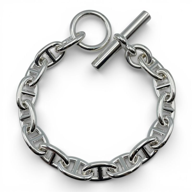 エルメス シェーヌ・ダンクル ブレスレット MM シルバー925 15コマ