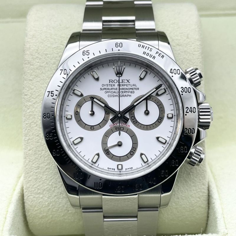 ロレックス デイトナ 116520 ホワイト ステンレススチール 40mm