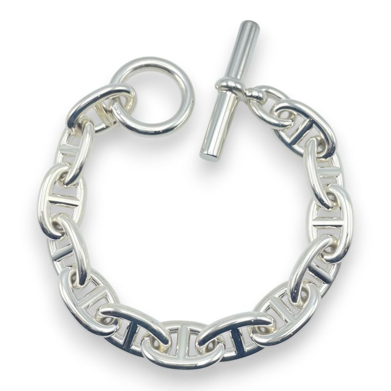 エルメス シェーヌ・ダンクル ブレスレット TGM シルバー925 13コマ