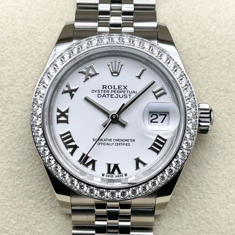 【保証書日付2026年1月！】 ロレックス レディ デイトジャスト 279384RBR ホワイト 28ｍｍ