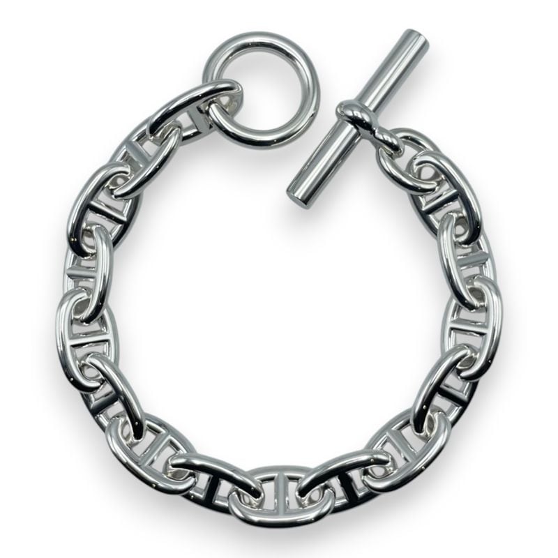 エルメス シェーヌ・ダンクル ブレスレット TGM シルバー925 15コマ