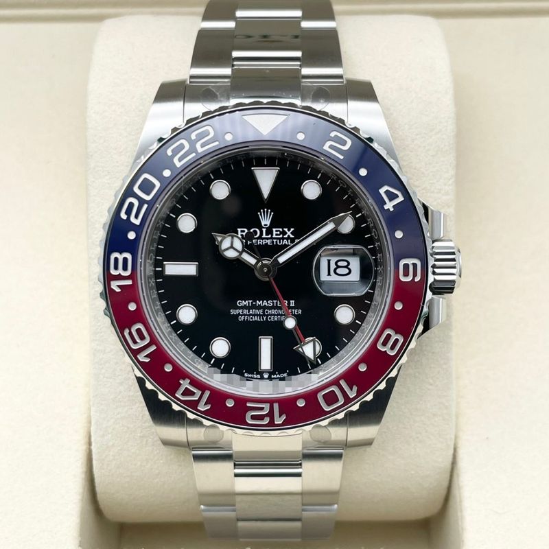 ロレックス GMTマスターII 126710BLRO  オイスターブレスレット ブラック 40mm