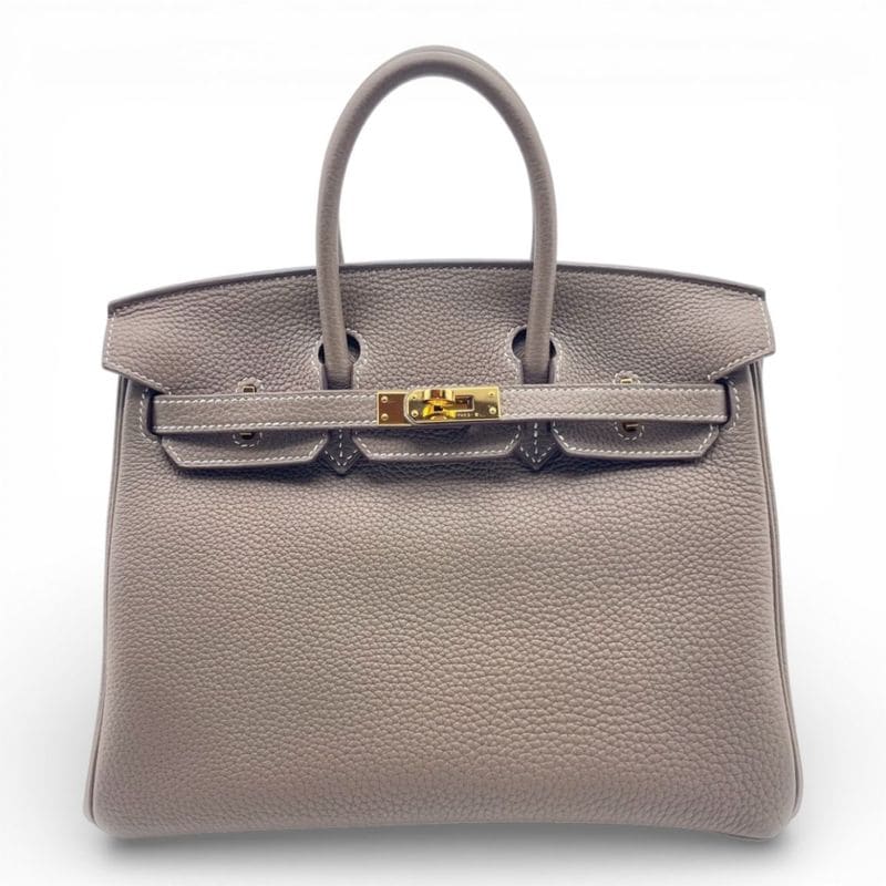 エルメス バーキン 25 ローズアザレ スイフト シルバー金具 K刻印