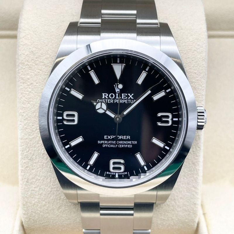 【廃番モデル！】ロレックス エクスプローラー 214270 ブラック ステンレススチール 39mm