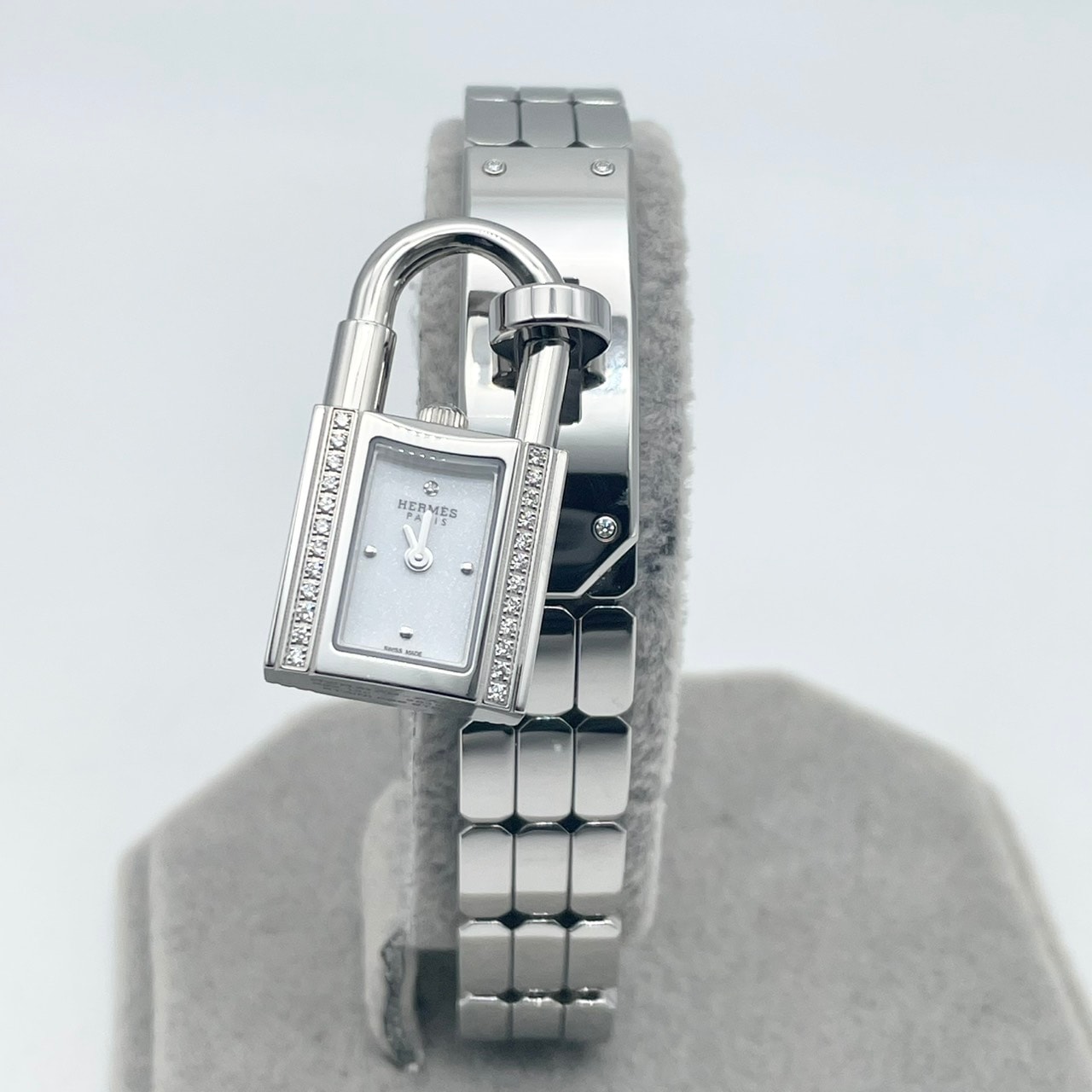 エルメス ケリーウォッチ KE4.130 ステンレススチール ダイヤモンド