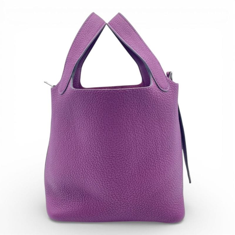 エルメス ピコタンロック PM ゴールド フェルト シルバー金具 Z刻印