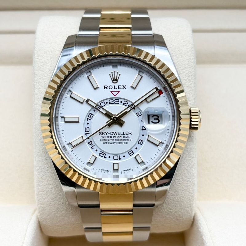 ロレックス スカイドゥエラー 326933 ホワイト オイスターブレス  42mm