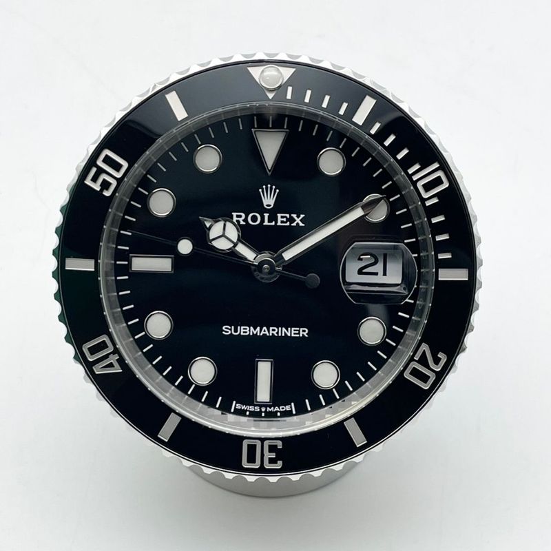 【希少品！】【保証書日付2026年2月！】サブマリーナーデイト デスククロック 909010LN　