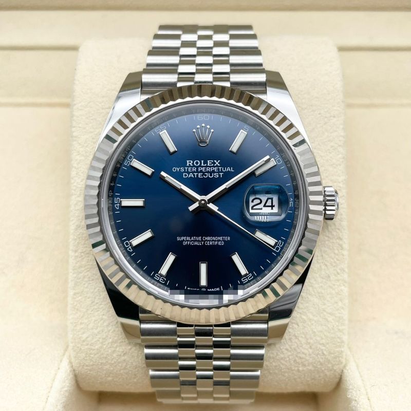 ロレックス デイトジャスト 126334  ブライトブルー ジュビリーブレス 41mm