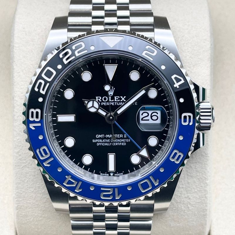 【保証書日付2026年1月】ロレックス GMTマスターII 126710BLNR バットマン ジュビリーブレス ブラック 40mm