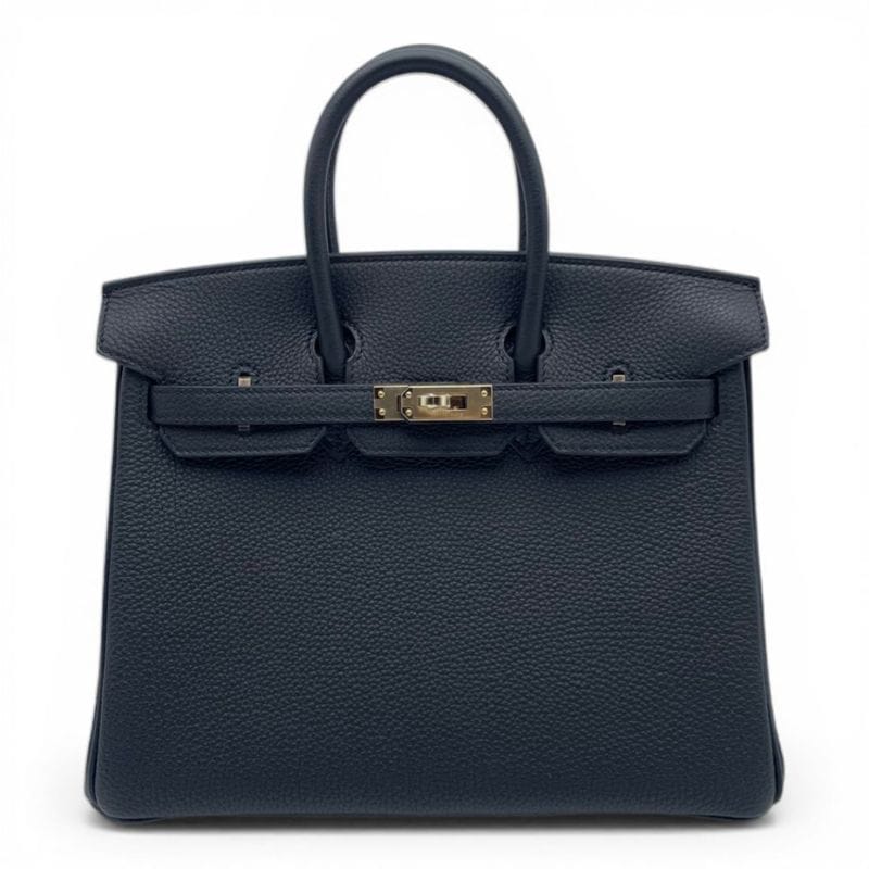 エルメス バーキン 25 オレンジ トゴ シルバー金具 U刻印 - ブランド品