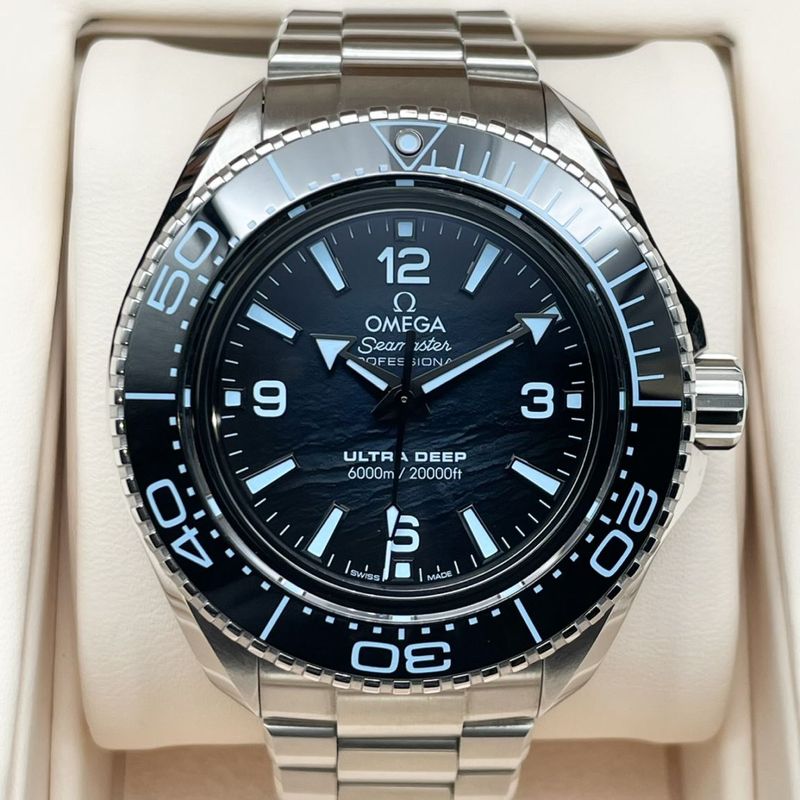 【定価2,068,000円！】オメガ シーマスター プラネット オーシャン 6000M 215.30.46.21.03.00﻿2 ブル﻿ー 45.5m﻿m
