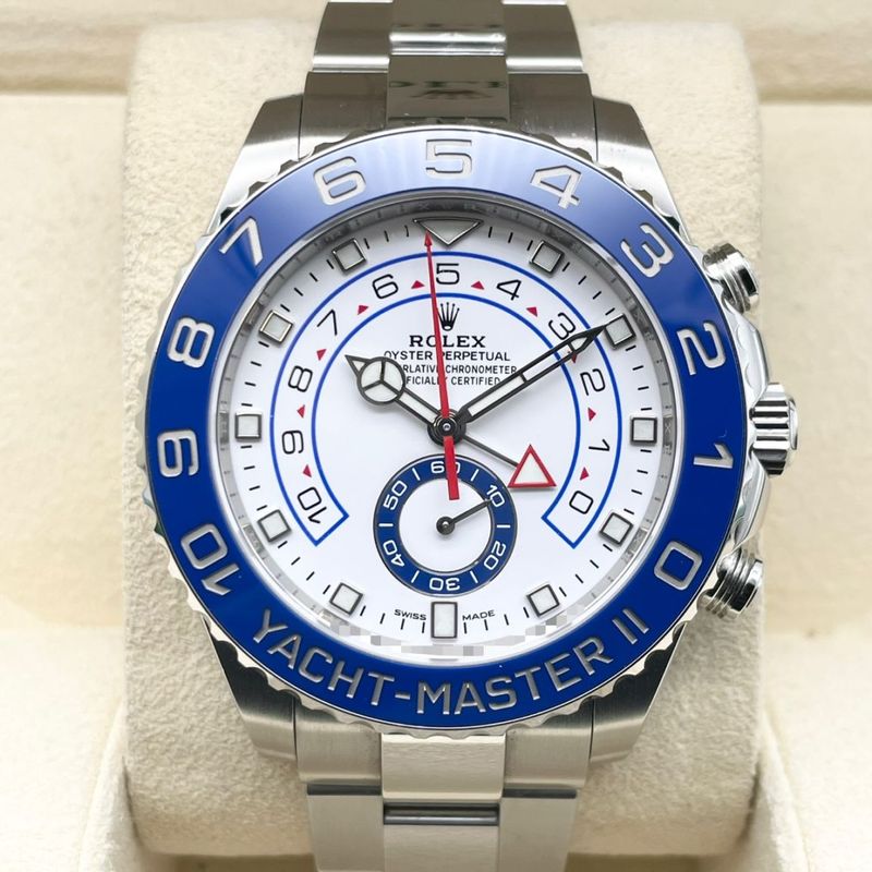 ロレックス ヨットマスター II 116680 ホワイト ステンレススチール 44ｍｍ