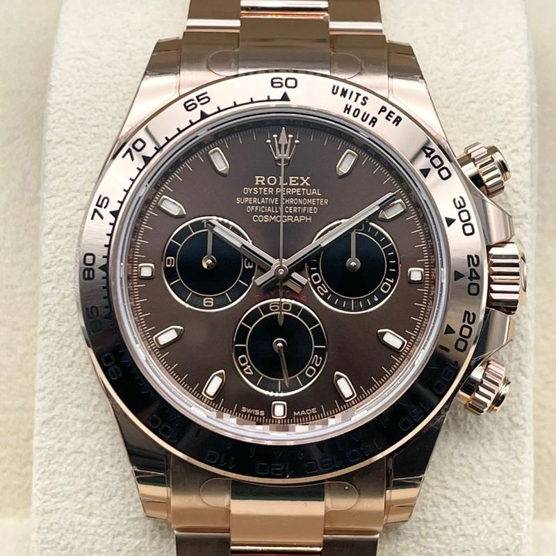 ロレックス デイトナ 116505 チョコレート・ブラック  エバーローズ ゴールド 40mm