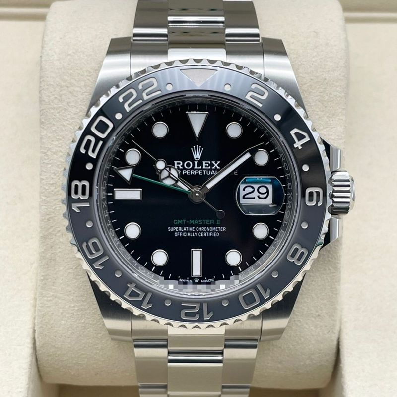 ロレックス GMTマスターII 126710GRNR ブラック オイスターブレスレット 40mm